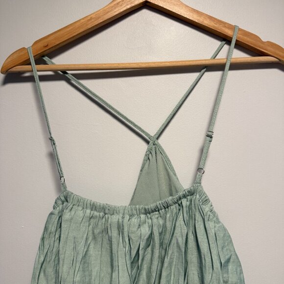 Urban Outfitters Romper Dress Light Green NWT Medium - Picture 9 of 9